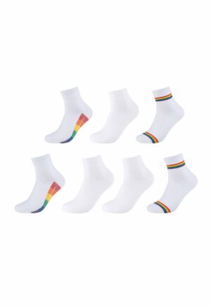 CAMANO Kurzsocken ca-soft 7er Pack rainbow