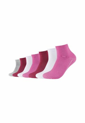 CAMANO Kurzsocken ca-soft 7er Pack phlox pink