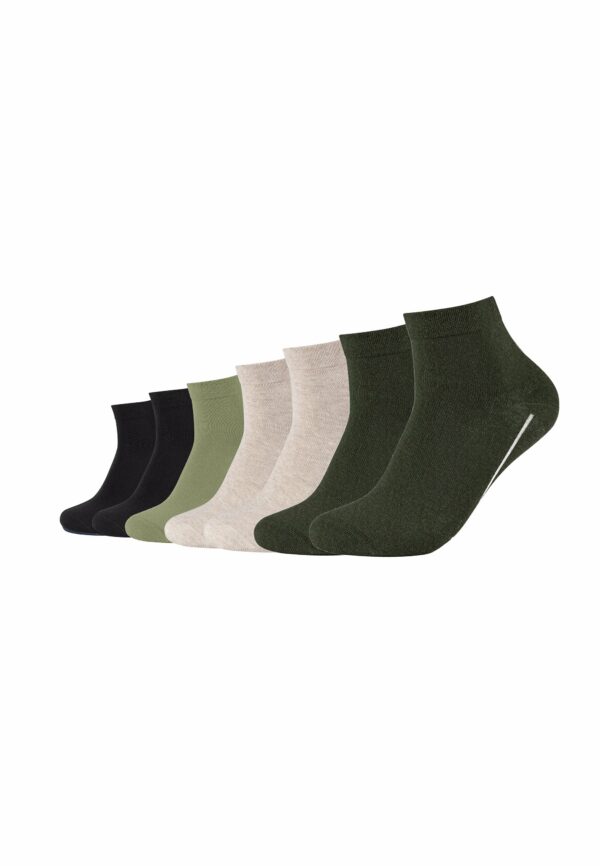 CAMANO Kurzsocken ca-soft 7er Pack dark olive melange