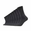 CAMANO Socken 9er Pack comfort mit Bio-Baumwolle anthracite melange
