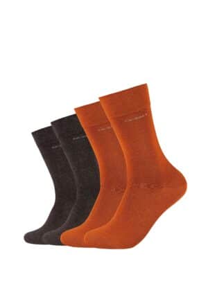 CAMANO Socken ca-soft 4er Pack rust