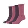 CAMANO Socken ca-soft 4er Pack rose wine