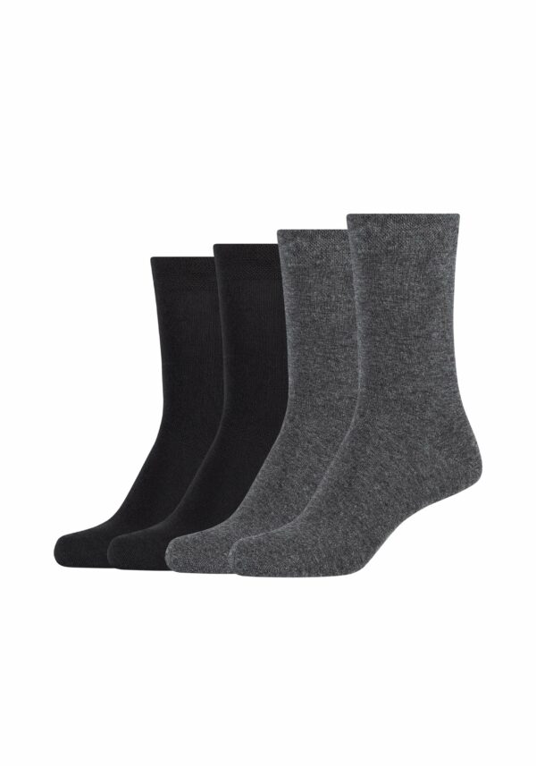CAMANO Socken ca-soft 4er Pack dark grey melange