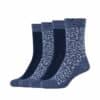 CAMANO Socken ca-soft crazy dots 4er Pack captains blue