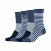 CAMANO Socken ca-soft stripes 4er Pack captains blue