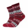 CAMANO Socken Cosy Double Layer Winter 2er Pack oxblood red