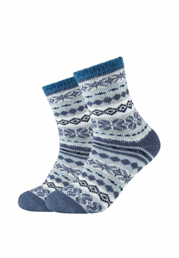 CAMANO Socken Cosy Double Layer Winter 2er Pack captains blue