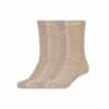 CAMANO Socken cosy shiny in Box 4er Pack nature