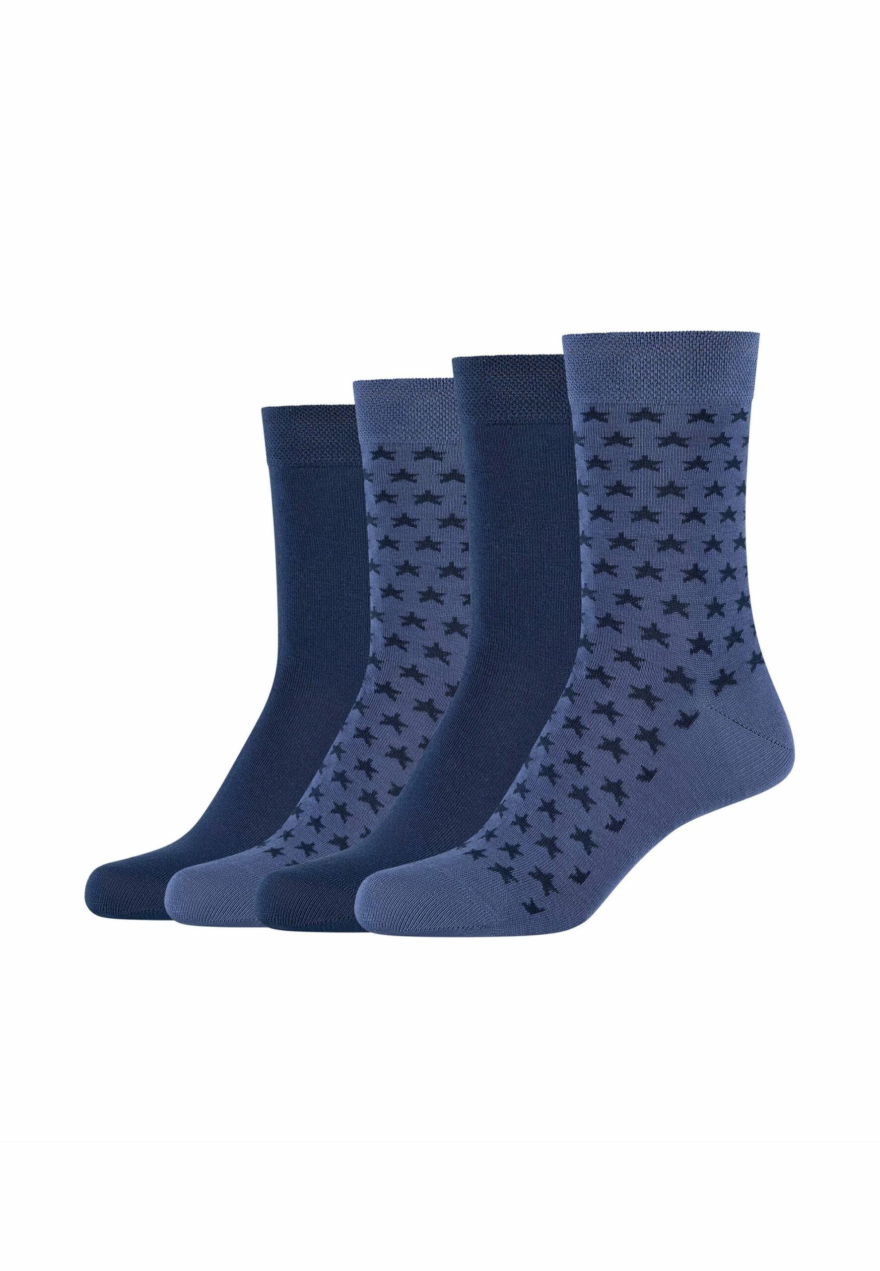 CAMANO Socken ca-soft stars 4er Pack captains blue