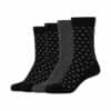 CAMANO Socken ca-soft stars 4er Pack black