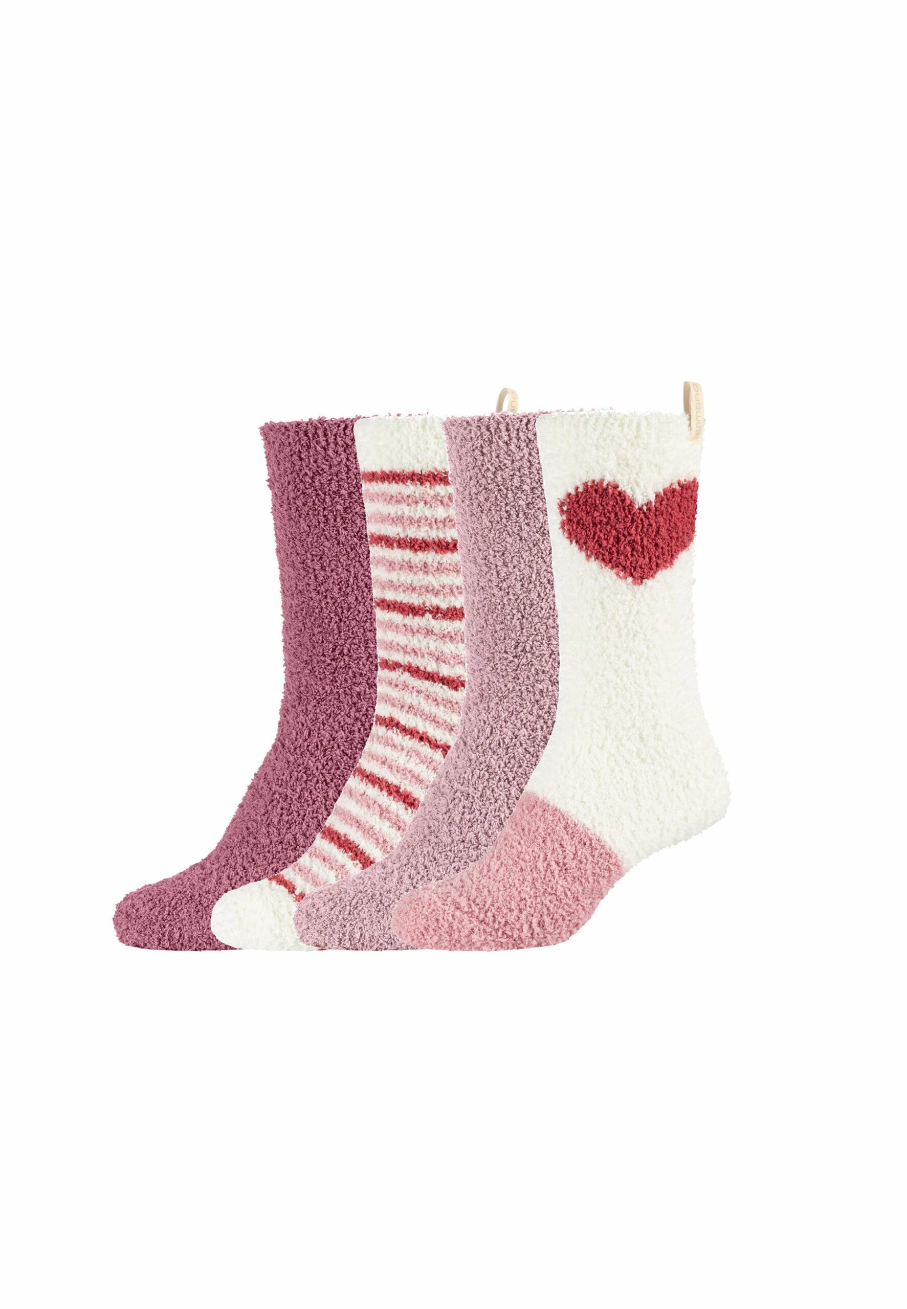 CAMANO Socken sustainable cosy in Box 4er Pack dusty rose