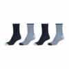 CAMANO Socken silky touch stripes 4er Pack stone melange