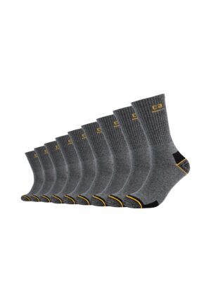 CAMANO Socken Work 9er Pack dark grey melange