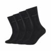 CAMANO Socken ca-soft Bamboo 4er Pack black