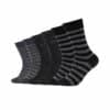 CAMANO Socken ca-soft stripes 6er Pack black