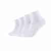 CAMANO Kurzsocken ca-soft mit Bio-Baumwolle 4er Pack white