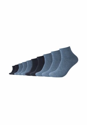 CAMANO Kurzsocken Classics 10er Pack denim melange