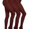 CAMANO Feinstrumpfhose pepita 60 DEN 3er Pack wine red