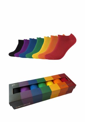 CAMANO Sneakersocken comfort in Geschenkbox 7er Pack rainbow