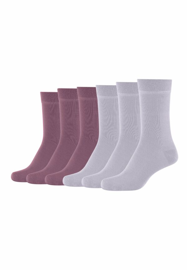 CAMANO Socken silky feeling 6er Pack misty lilac
