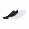 CAMANO Füßlinge Invisible 4er Pack black white