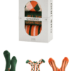 CHEERIO* Socken JINGLE SCHLINGLES 3er Pack mit Geschenkbox tan green mix
