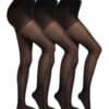 CAMANO Feinstrumpfhose Compression&Active 80DEN 3er Pack black