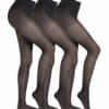 CAMANO Feinstrumpfhose Compression&Active 80DEN 3er Pack anthracite