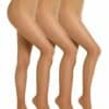 CAMANO Feinstrumpfhose Compression&Active 80DEN 3er Pack make up