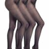 CAMANO Feinstrumpfhose dots 30 DEN 3er Pack navy