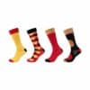 Fun Socks Socken Motifs Graphics 4er Pack super lemon