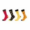 Fun Socks Socken Motifs Graphics 4er Pack mineral yellow
