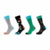 Fun Socks Socken Motifs Graphics 4er Pack ember glow