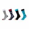 Fun Socks Socken Motifs Graphics 4er Pack river