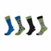 Fun Socks Socken Motifs Graphics 4er Pack hunter green