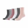 mustang Socken mit Bio-Baumwolle 6er Pack rosette