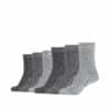 mustang Socken mit Bio-Baumwolle 6er Pack grau