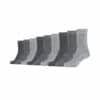 mustang Socken mit Bio-Baumwolle 6er Pack fog mix