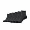 mustang Kurzsocken mit Bio-Baumwolle 6er Pack black
