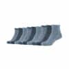 mustang Kurzsocken mit Bio-Baumwolle 6er Pack stone mix
