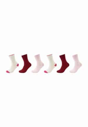 s.Oliver Socken Essentials mit Bio-Baumwolle gemustert 6er Pack peachskin