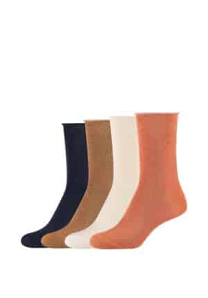 s.Oliver Socken Silky Touch 4er Pack aragon