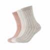 s.Oliver Socken hygge rib in Box 3er Pack offwhite melange