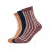 s.Oliver Socken hygge rib in Box 3er Pack syrah