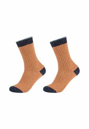 s.Oliver Socken hygge tweed  2er Pack chipmunk