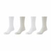 s.Oliver Socken originals striped rolled mit Bio-Baumwolle 4er Pack white