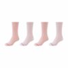 s.Oliver Socken originals striped rolled mit Bio-Baumwolle 4er Pack peachskin