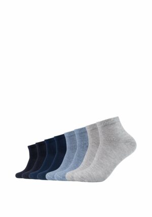 s.Oliver Kurzsocken Essentials 8er Pack denim melange