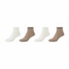 s.Oliver Kurzsocken originals mesh mit Bio-Baumwolle 4er Pack sand