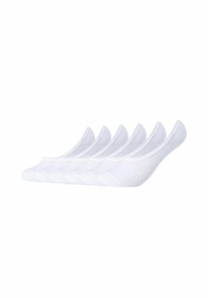 s.Oliver Füßlinge original invisible 6er Pack white